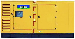 Дизельный генератор AKSA AC550 3Ф, 400В, 400 кВт в кожухе