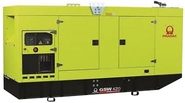 Дизельный генератор Pramac GSW 420 V 230V 3Ф в кожухе