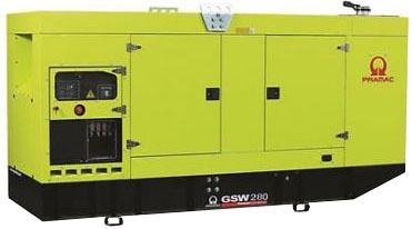 Дизельный генератор Pramac GSW 280 V 230V 3Ф в кожухе