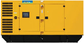 Дизельный генератор AKSA AD410 3Ф, 400В, 296 кВт в кожухе