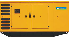 Дизельный генератор AKSA AD550 3Ф, 400В, 400 кВт в кожухе