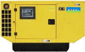 Дизельный генератор AKSA AJD33 3Ф, 400В, 22.4 кВт в кожухе