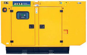 Дизельный генератор AKSA AJD75 3Ф, 400В, 54.4 кВт в кожухе