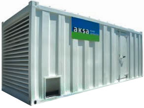 Дизельный генератор AKSA AC1410 3Ф, 400В, 1024 кВт в кожухе