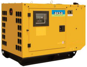 Дизельный генератор AKSA APD12A 3Ф, 230/400В, 8.5 кВт в кожухе
