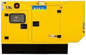 Дизельный генератор AKSA APD70A 3Ф, 400В, 51.2 кВт в кожухе