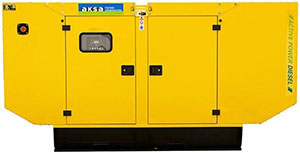 Дизельный генератор AKSA APD200C 3Ф, 400В, 144 кВт в кожухе