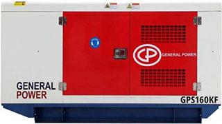 Дизельный генератор GeneralPower GP160KF в кожухе