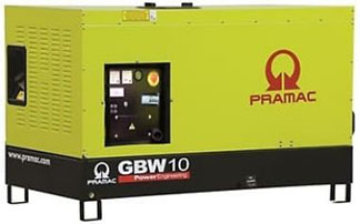 Дизельный генератор Pramac GBW 10 P 380V в кожухе