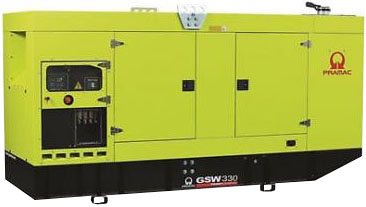 Дизельный генератор Pramac GSW 330 DO 400V в кожухе