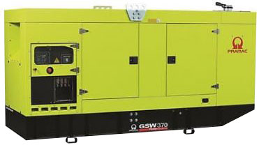Дизельный генератор Pramac GSW 370 I 400V в кожухе