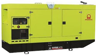 Дизельный генератор Pramac GSW 415 P 400V (ALT. LS) в кожухе