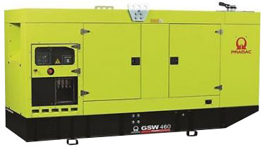 Дизельный генератор Pramac GSW 460 V 440V в кожухе