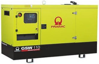 Дизельный генератор Pramac GSW 110 P 208V в кожухе