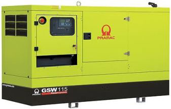 Дизельный генератор Pramac GSW 115 P 230V 3Ф в кожухе