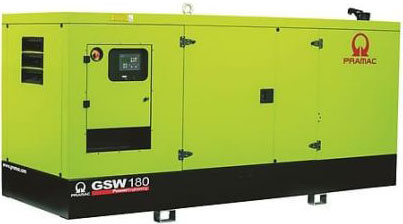 Дизельный генератор Pramac GSW 180 P 400V в кожухе