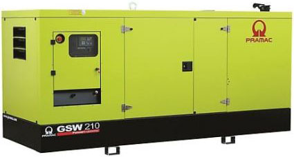 Дизельный генератор Pramac GSW 210 P 400V в кожухе