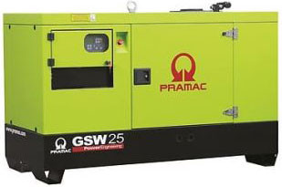 Дизельный генератор Pramac GSW 25 Y 208V в кожухе