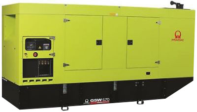 Дизельный генератор Pramac GSW 670 P 400V (ALT. LS) в кожухе