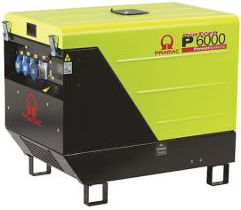 Дизельный генератор Pramac P6000 400V 50Hz в кожухе 4.5 кВт