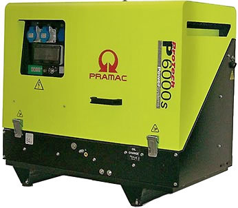 Дизельный генератор Pramac P6000s 400V 50Hz в кожухе 4.5 кВт