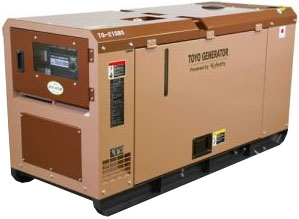 Дизельный генератор Toyo TG-21SBS в кожухе