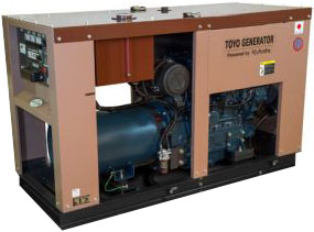 Дизельный генератор Toyo TG-40TPC в кожухе