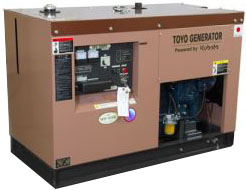 Дизельный генератор Toyo TKV-20SPC в кожухе