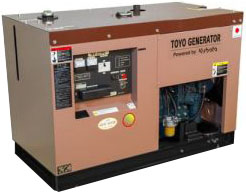 Дизельный генератор Toyo TKV-27TPC в кожухе